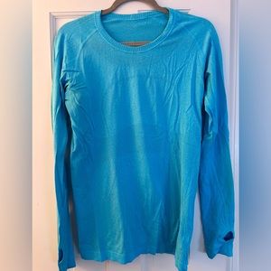 Lululemon Long Sleeve Swiftly- Turquoise